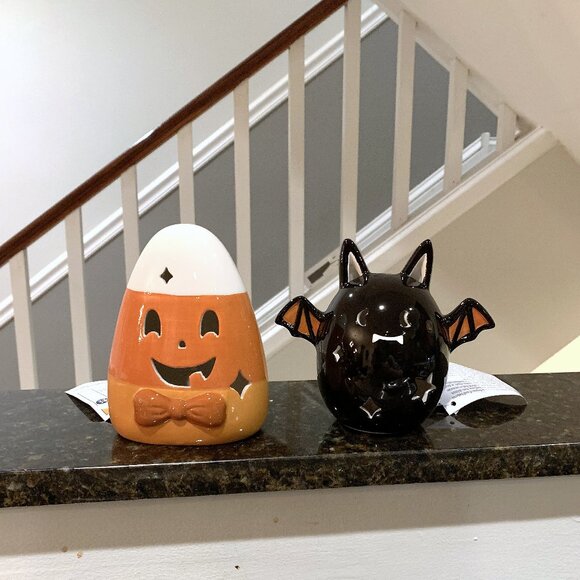 Target Bullseyes Playground Light Up Candy Corn & Bat Figurine Halloween 2024 - Picture 1 of 3